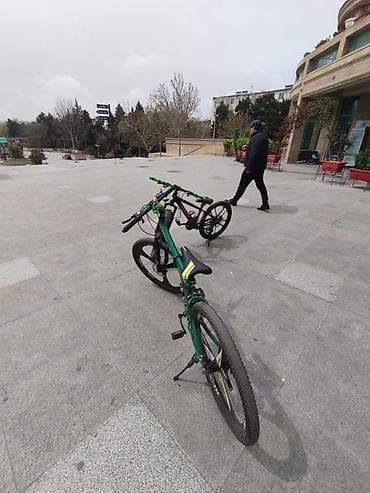 Qatlanan dağ velosipedi – BmxX G7 (yaşıl) Xüsusiyyətlər: - Qatlanan — 3