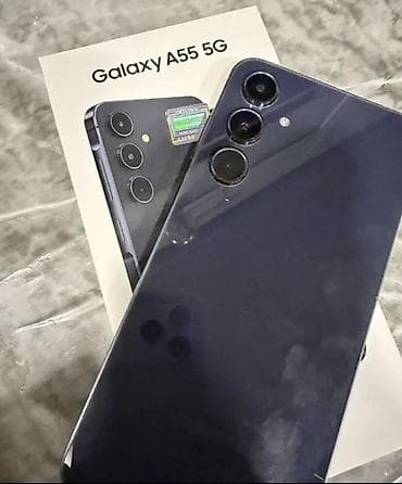 galaxy not 10: Samsung Galaxy A55, Barmaq izi — 2