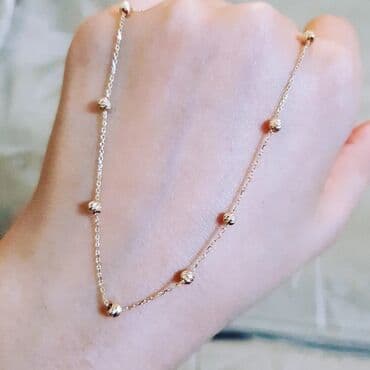 Çantalar: Boyunbağı, Sarı qızıl, 585 Əyar, 2100 g — 1