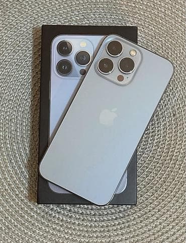 iphone 3: IPhone 13 Pro, 256 GB, Sierra Blue, Zəmanət, Kredit, Simsiz şarj — 1