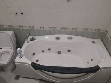 Hidromassajlı akril vanna 180x80 - Kapsul tipli, 2 nəfərlik genişlikdə