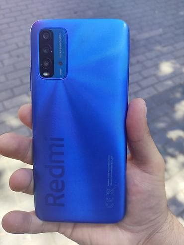 philips xenium 9@9h: Redmi 9T, 64 GB, rəng - Mavi, Barmaq izi — 1