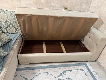 divanlar künc: Künc divan və jurnalni stol– qaldırılan oturacaq hissəsi və geniş — 3