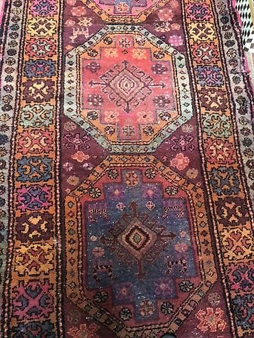 Xalça – əl toxuması, şərq üslublu, həndəsi naxışlı - Uzun, dar “yol” lalafo.az -da Xalça – əl toxuması, şərq üslublu, həndəsi naxışlı - Uzun, dar “yol”