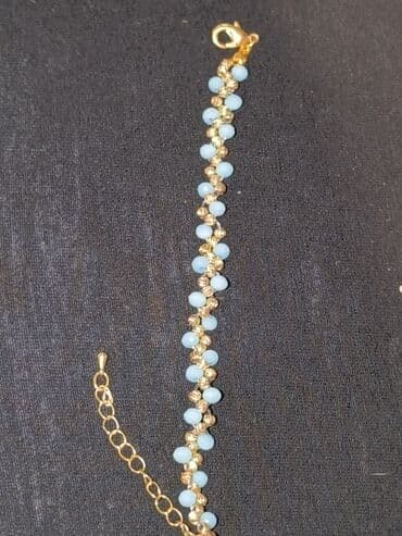 yuxuda qızıl sırqa görmək: Əl işi bəzək dəsti – müxtəlif daşlardan zərif aksesuarlar - Bilərzik — 3