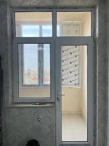 3d paneler: Məhsul: Pəncərə-balkon qapısı dəsti (PVC, şüşəbənd çıxışı üçün) — 2