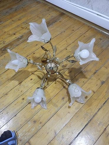 Çılçıraq, 5 lampa, Metal