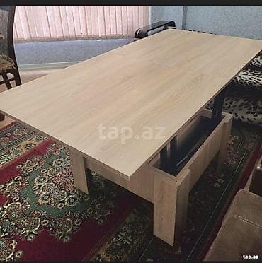 islenmis masalar: Qonaq masası, İşlənmiş, Transformer, Laminat, Dördbucaq masa — 4