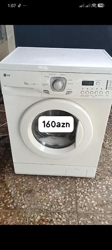 Paltaryuyan maşın LG, 5 kq, Avtomat, Qurutmasız, Kredit yoxdur lalafo.az -da Paltaryuyan maşın LG, 5 kq, Avtomat, Qurutmasız, Kredit yoxdur