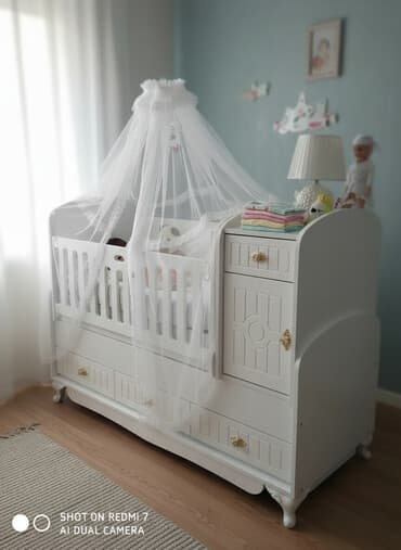 Oğlan və qız üçün, İşlənmiş, Dördbucaq, Beşik, Dəst ilə, Matras ilə