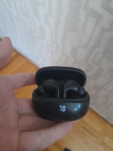 Qara rəngli simsiz TWS qulaqlıq, HOCO - Bluetooth qulaqlıqlar