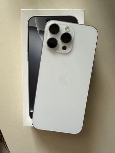 dubay tel: IPhone 16 Pro Max, 256 GB, Ağ, Face ID — 6