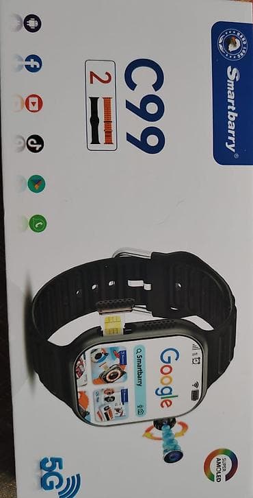 Смарт браслеты: Смарт часы, Умные, Камера, цвет - Оранжевый — 2