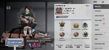 rog ally x: PUBG Mobile hesabı – Levi (Attack on Titan) xarakter görünüşü ilə — 1
