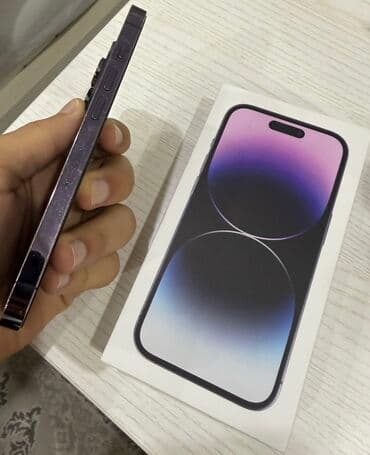 Lüğətlər: IPhone 14 Pro, Deep Purple, Face ID — 3