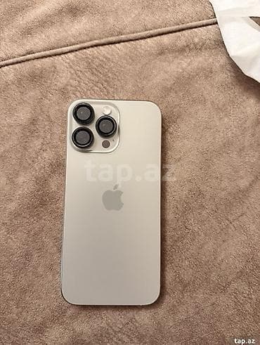 IPhone 16 Pro Max, 256 GB, Natural Titanium, Zəmanət, Simsiz şarj, Face ID