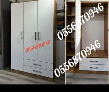 ev qapılar: Yeni, Açılan, 2 qapılı Düz dolab, Qarderob, paltar dolabı, Azərbaycan — 6