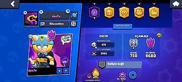 oyun rollari: Brawl Stars hesab - Kupa: 28 344 - Savaşçılar: 88/101 - Hesaplaşma — 3