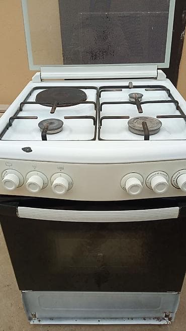 Qaz sobası Ayrıca dayanan, 4 gözlü, Yeni