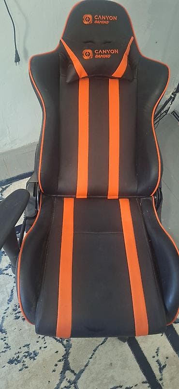 divan mebel: Canyon Gaming oyun kreslosu - Rəng: qara–narıncı, “CANYON GAMING” — 5