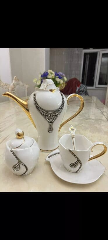 gehve cay destleri: Çay dəsti, 6 nəfərlik — 1