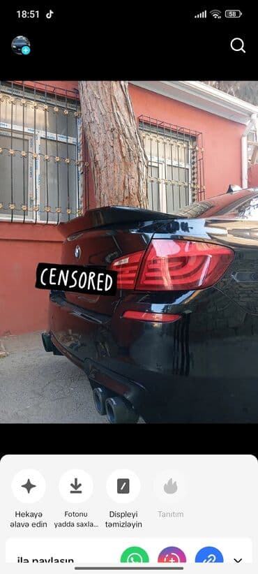 bmw oturacagi: Bmw F10 spoyleri — 2