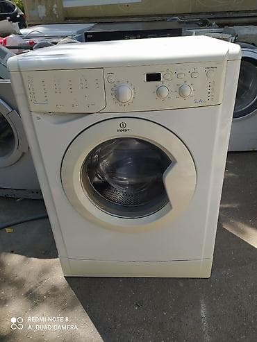 Paltaryuyan maşın Indesit, 5 kq, İşlənmiş, Avtomat, Qurutmasız, Kredit yoxdur, Ödənişli çatdırılma — 1