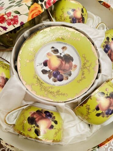 kinoa çayı qiyməti: Satılır cay desti 6 çaşqa 6 nelbeki öz qutusunda çox nazikdi matryalı — 2