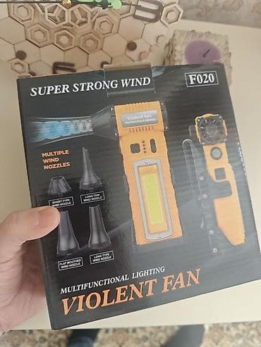 islenmis iphone 6: Məhsul: F020 “Violent Fan” – çoxfunksiyalı güclü küləkli portativ fan — 1