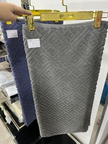 Mətbəx üçün rəng - Boz Pambıq Dəsmal — 7