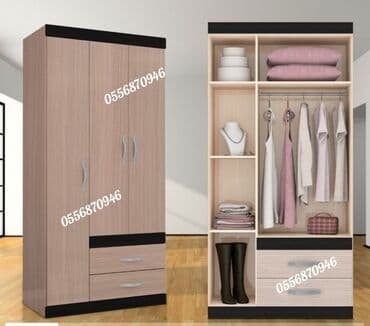 Yeni, Açılan, 3 qapılı Düz dolab, Şifonyer, Azərbaycan