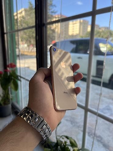 iphone 8 64: IPhone 8, 64 GB, Rose Gold, Barmaq izi, Simsiz şarj — 5