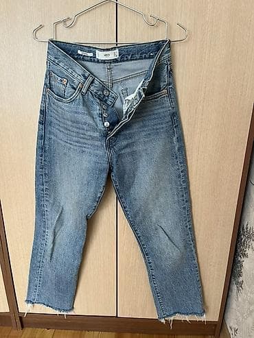 tibettea nedir: Mavi “Mango” qadın cins şalvarı -S razmerdir,50 azna alınıb - Model — 1