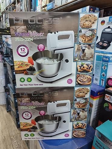 Video oyunlar və konsollar: PROLISS Stand Mixer PRO-2254 - Güc: 800 W – xəmir, krem və sousları — 1