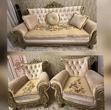 Divan kreslo dəsti 700 azn hec bir problemi yoxdu tezeden demek olarki — 1