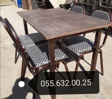 стол и стулья: Stol stul desti. Stullar. Stollar. Masalar. Masa və oturacaqlar — 16