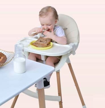 uşaq ucun yemek stolu: Uşaq qidalandırma masası 3-ü 1-də Vəziyyəti Yeni Rəng Çəhrayı — 5