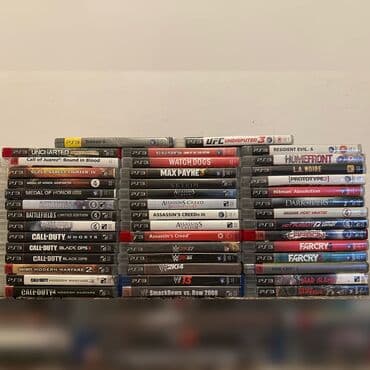 Playstation 3 üçün 	🧩 Sol sütun: 	1.	Uncharted: Drake’s Fortune - 15