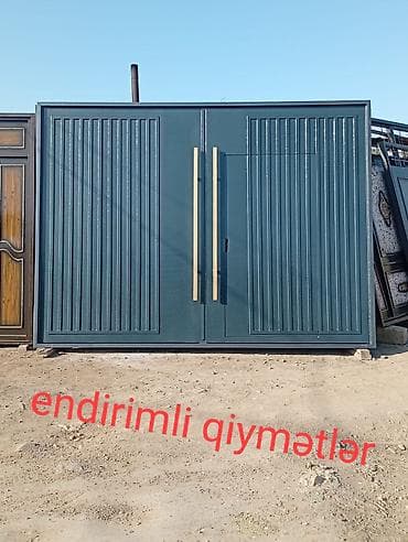 Dəmir Həyət darvazası, Mexaniki, Qapı ilə, Kredit yoxdur lalafo.az -da Dəmir Həyət darvazası, Mexaniki, Qapı ilə, Kredit yoxdur