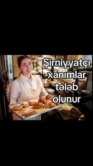 Aşpaz tələb olunur, Şirniyyatçı lalafo.az -da Aşpaz tələb olunur, Şirniyyatçı
