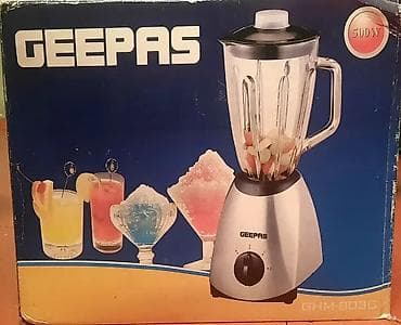 elektrikli mini mikser: Geepas GHM-803G blender – Güc: 500 W (220–240 V, 50/60 Hz) – Şüşə — 1