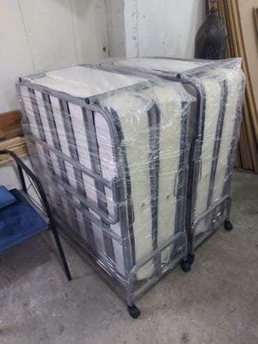 купить раскладушку в баку: Новый, Раскладушка с матрасом — 6