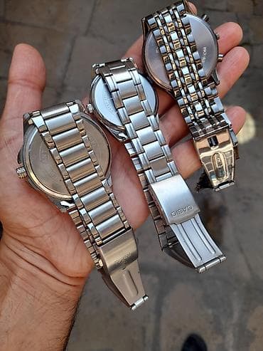 saat casio: Kişi qol saatı satılır,cəmi bir iki dəfə qola taxılıb,ideal — 2