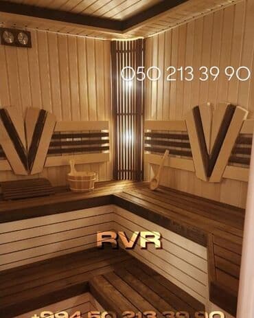 tamet satışı: Sauna tikintisi və təmiri Sauna tikintisi və təmiri. Bakıda — 9