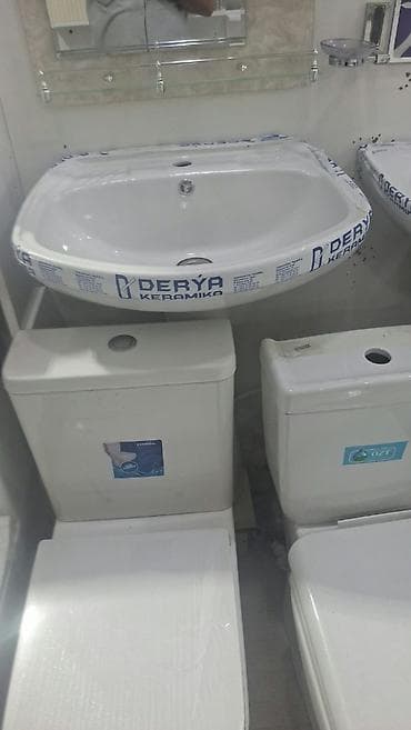 Derya Keramika asma əl-üz yuma qabı - Material: yüksək keyfiyyətli