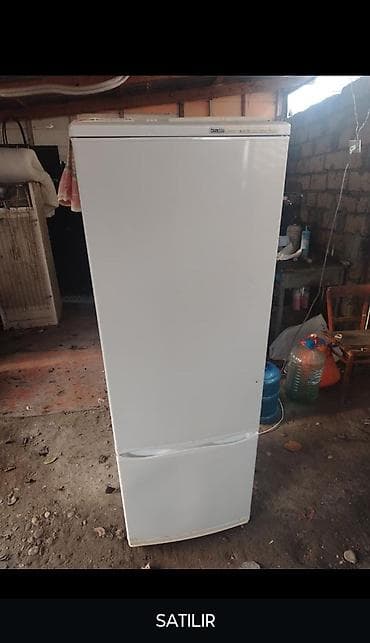 İşlənmiş 2 qapılı Atlant Soyuducu Satılır, rəng - Ağ