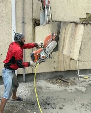 Установка спутниковых антенн: Beton Kəsimi xidməti - Dəqiq və səliqəli beton kəsimi: divar, döşəmə — 9