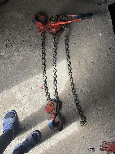 Mexaniki zəncirli qaldırıcı (lever hoist) — 2 qarmaqlı model