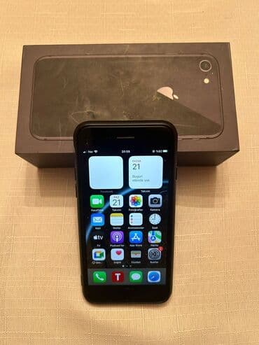 Honor: IPhone 8, 32 GB, Qara, Barmaq izi — 1