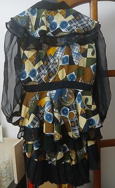 xonca desti: Retro stildə qadın dəsti – pencək və ətək - Dizayn: mozaika/patchwork — 2